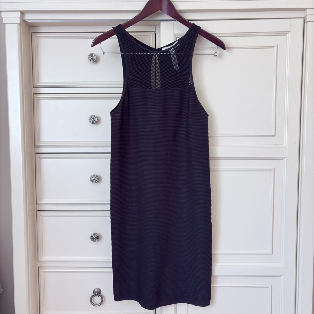 Bcbgeneration Mesh Texture Black Mini Sleeveless … - image 3